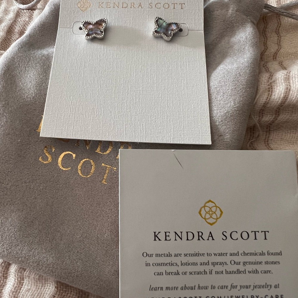 Kendra Scott Iridescent Butterfly Earrings